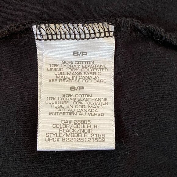 Black Crossover V-Neck Tank Top Cotton Y2K Sporty Athletic - Picture 9 of 10